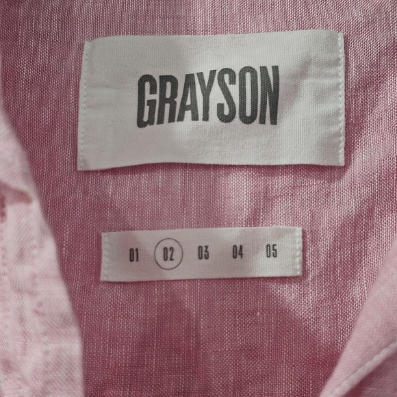 GRAYSON Top By Frank And Eileen Size 2 100% Linen {Bx7} - Picture 9 of 9